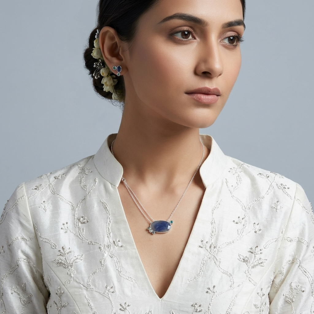 Avatara Blue Necklace - Image 2