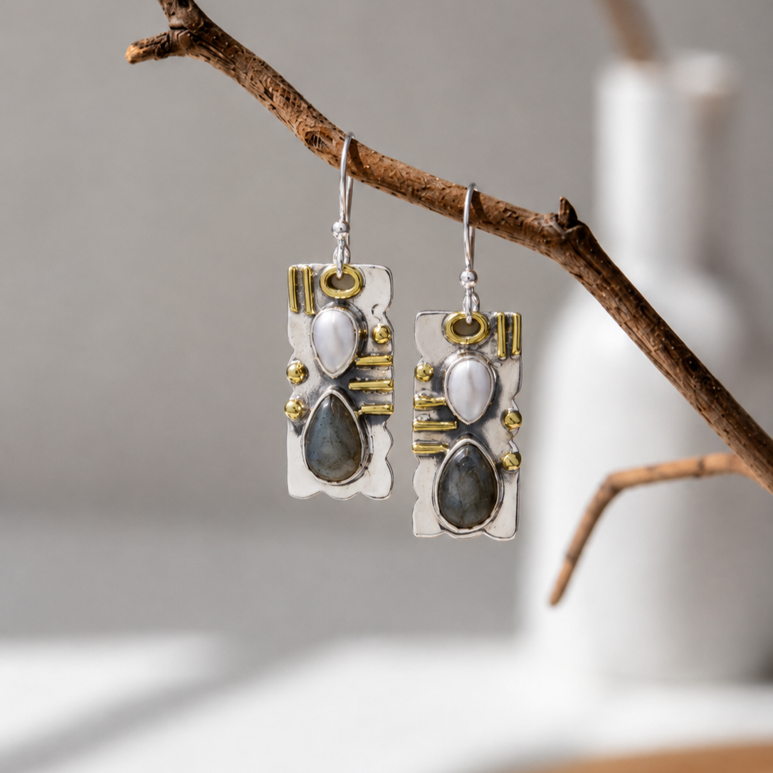 The Midnight Pearl Dangler Earring