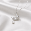 Romance of the Crescent Moon Necklace