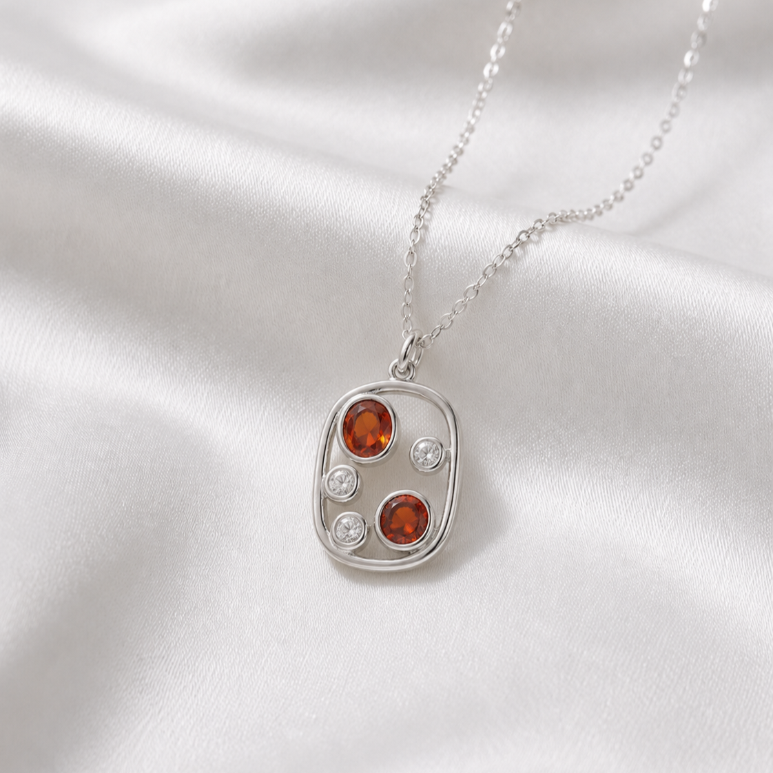 Garnet Aura Necklace