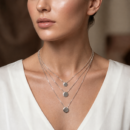 Triple Eclipse Layers Necklace