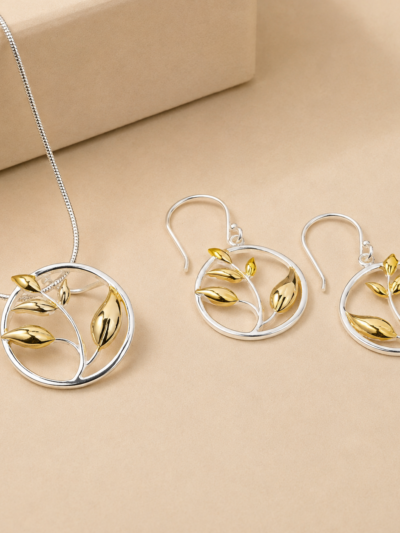 The Wild Fern Pendant Set