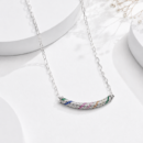 Celestial Rainbow Curve Necklace