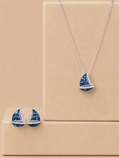 Voyage of the Starlit Sea Pendant Set