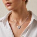 Silhouette Heart Necklace