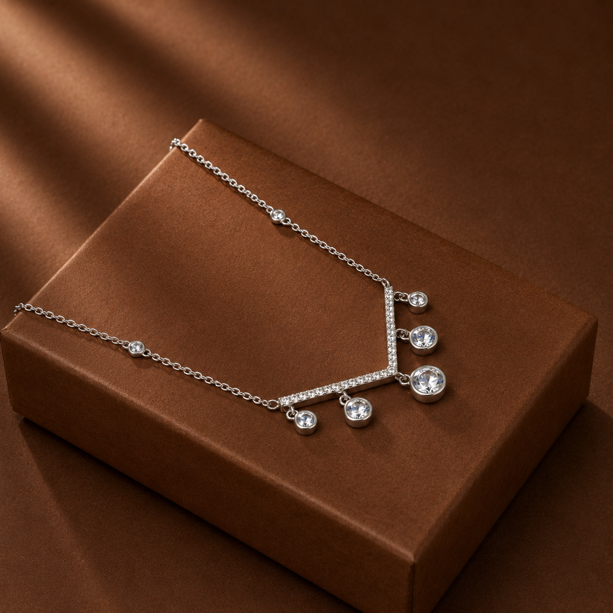 Chevron V-Bar Necklace