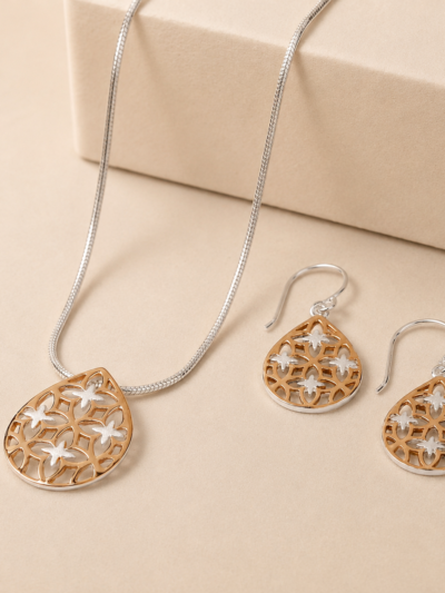 Midnight Frost Pendant Set