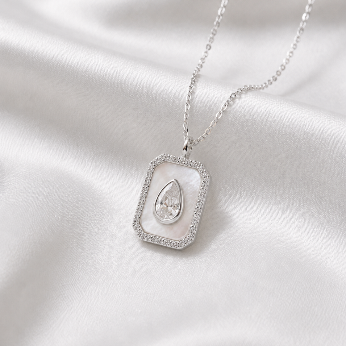 Window to the Pearl Sky Necklace