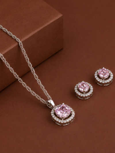 Blush of the Dawn Pendant Set