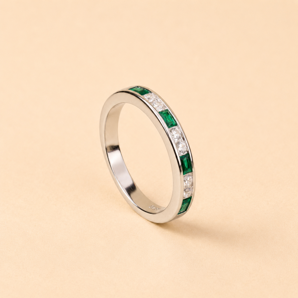 Green Eternity Ring