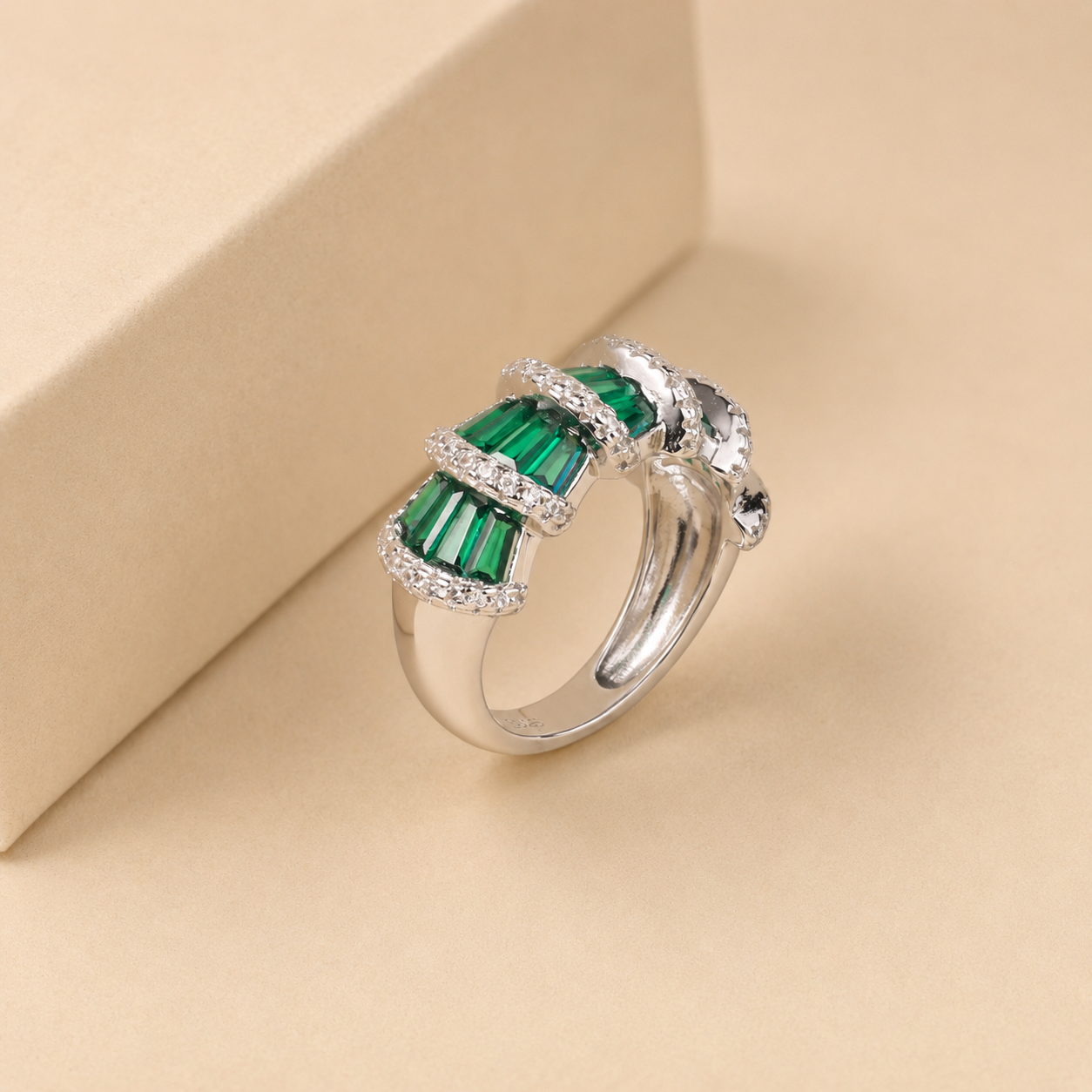The Enchanted Pine Grove Cocktail Ring