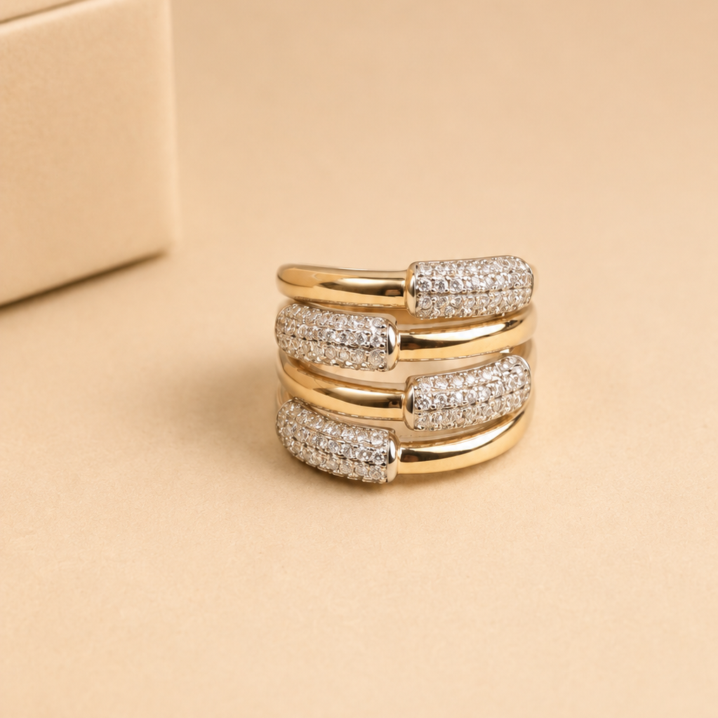 The Parallel Luxe Band Ring