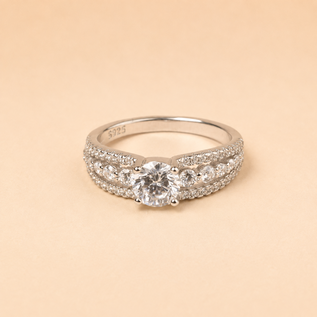 The Celestial Solitaire Ring