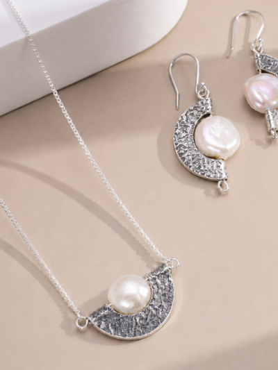 The Textured Eclipse Pearl Set