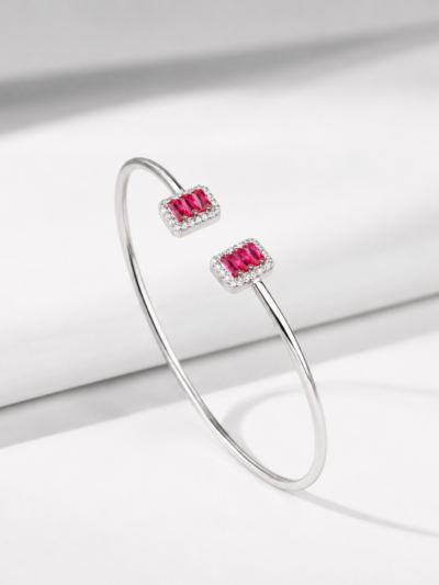 The Raspberry-Pink Cuff Bracelet