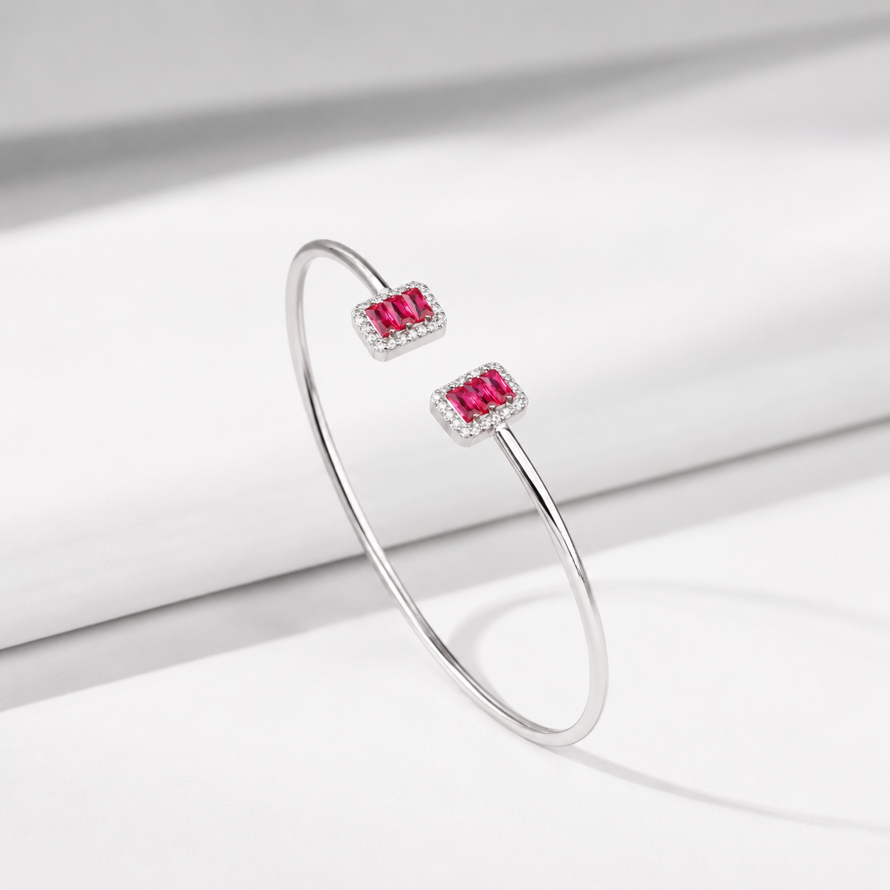 The Raspberry-Pink Cuff Bracelet