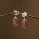 The Windsor Raw Ruby Drop Earring