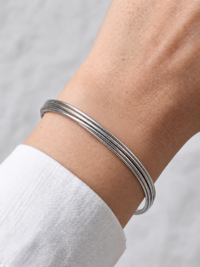 Multi-layered Sterling Bracelet