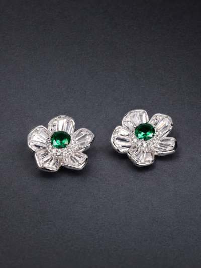 Emerald Starlight Petal earring
