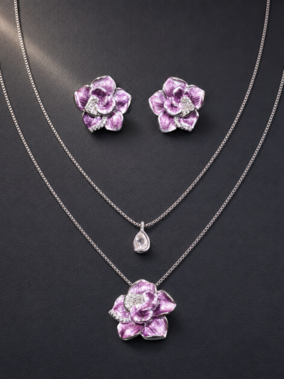The Imperial Purple Blossom set