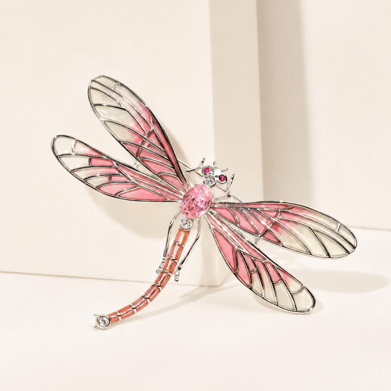 Aura of the Roseate Wings Brooch
