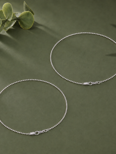 Italian Dew Drops Anklet pair