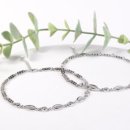 The Celeste Link Anklet Pair