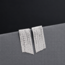 Silver Waterfall Fringe Dangler Earring