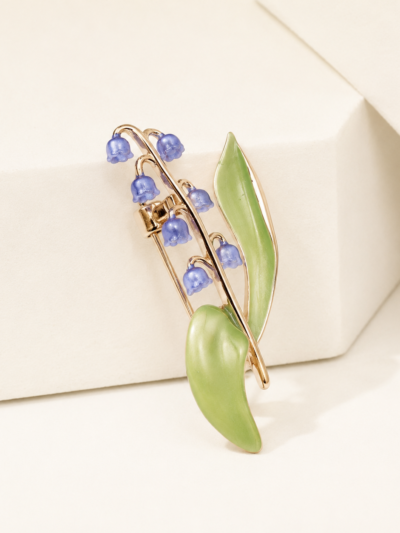 The Azure Bellflower Brooch
