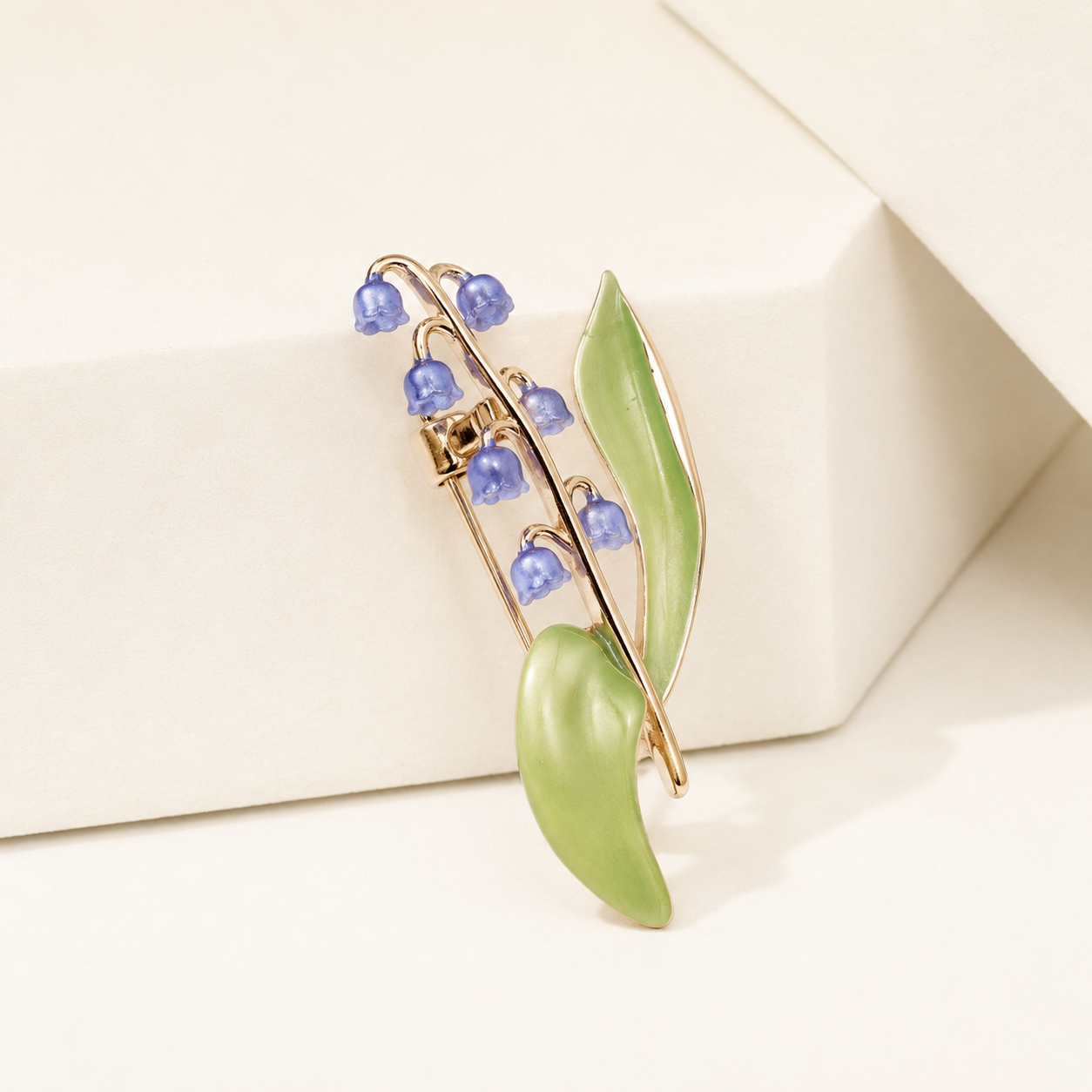 The Azure Bellflower Brooch