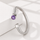 The Danbury Purple cuff Bracelet