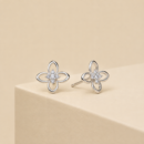 Minimalist Wire Flower top earring