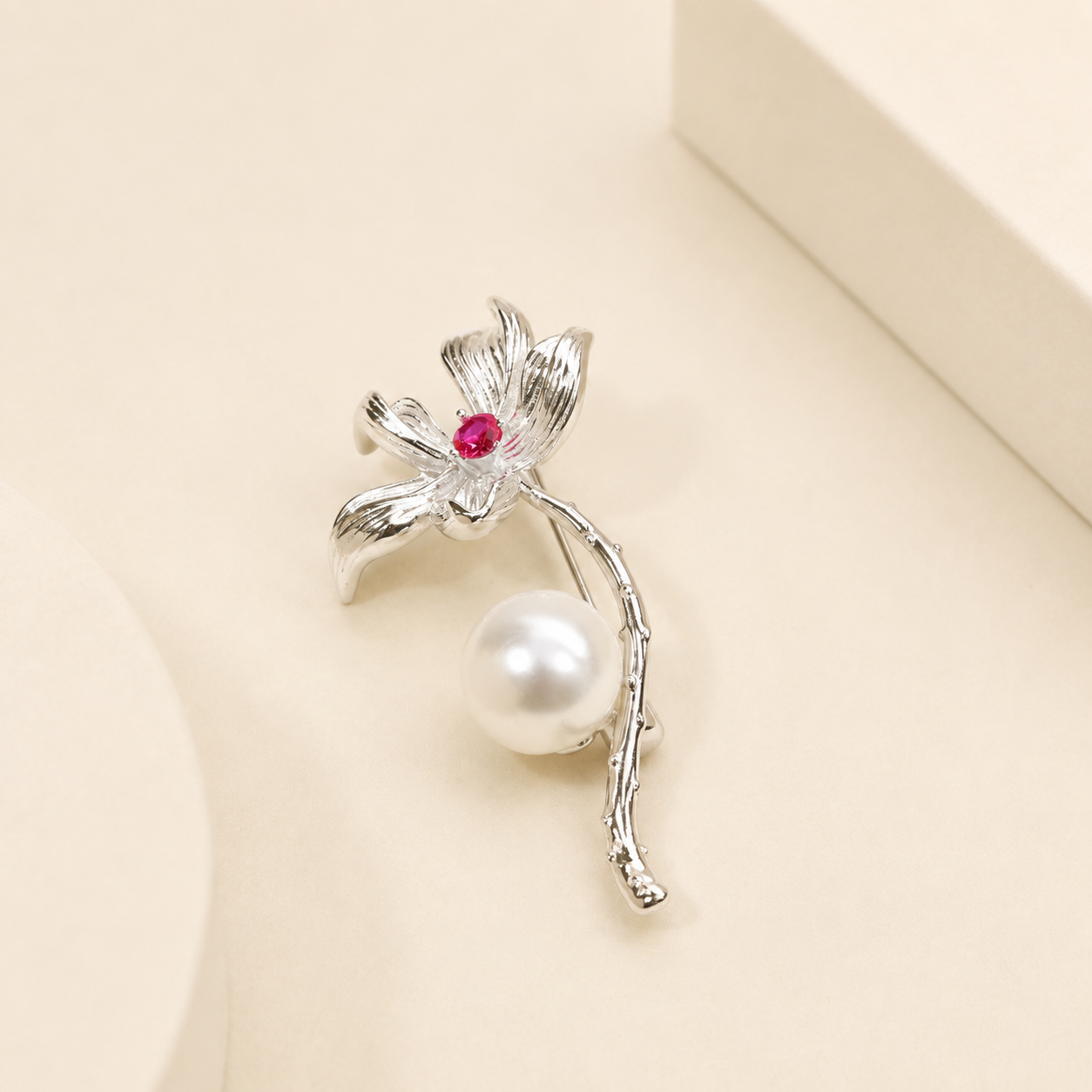 The Scarlet Frost Brooch