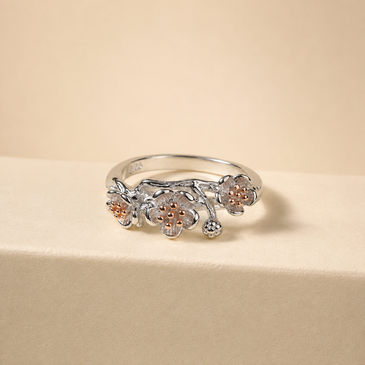Dreamy Cherry Vine Ring - Image 2