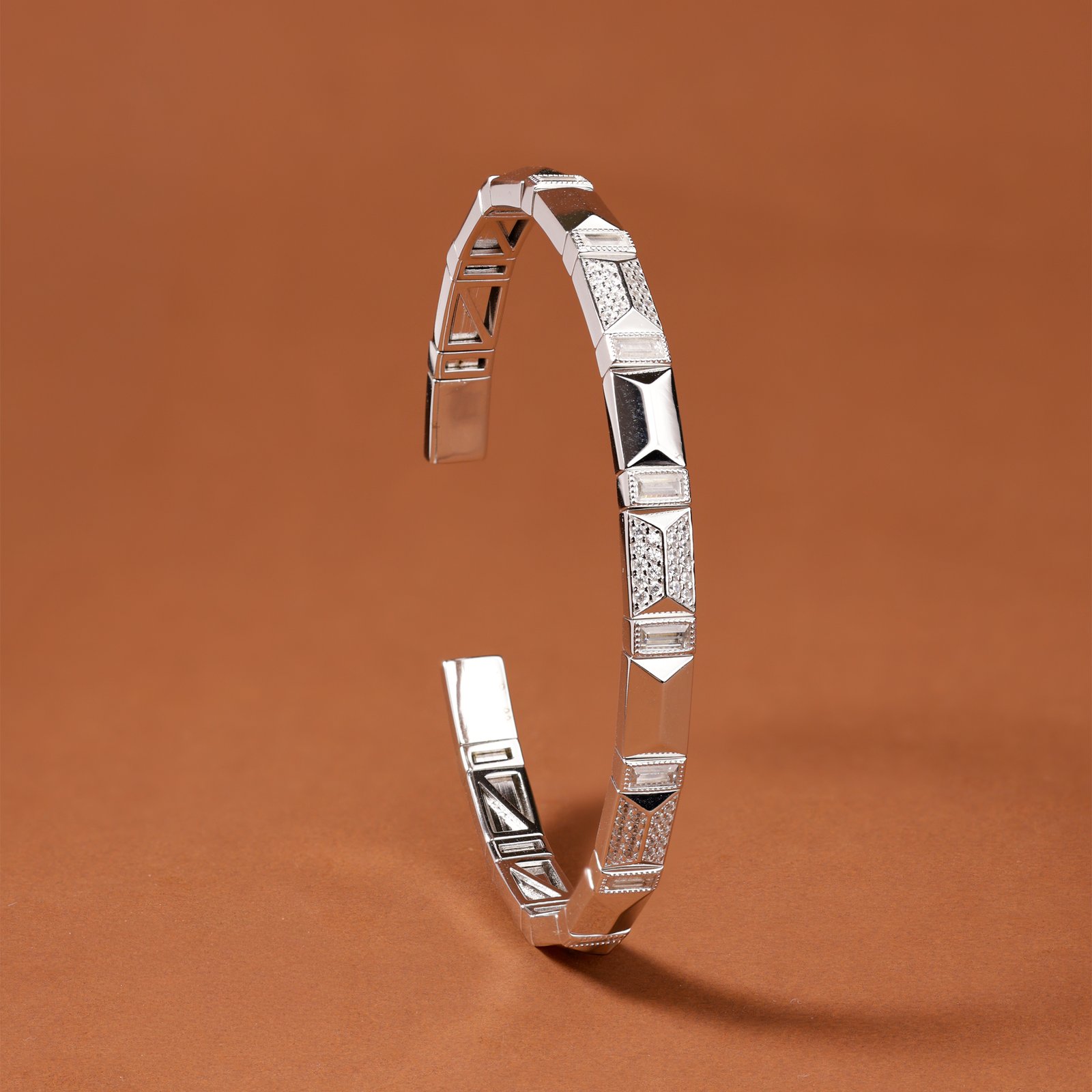 The Royal Pyramid Cuff Bracelet - Image 5