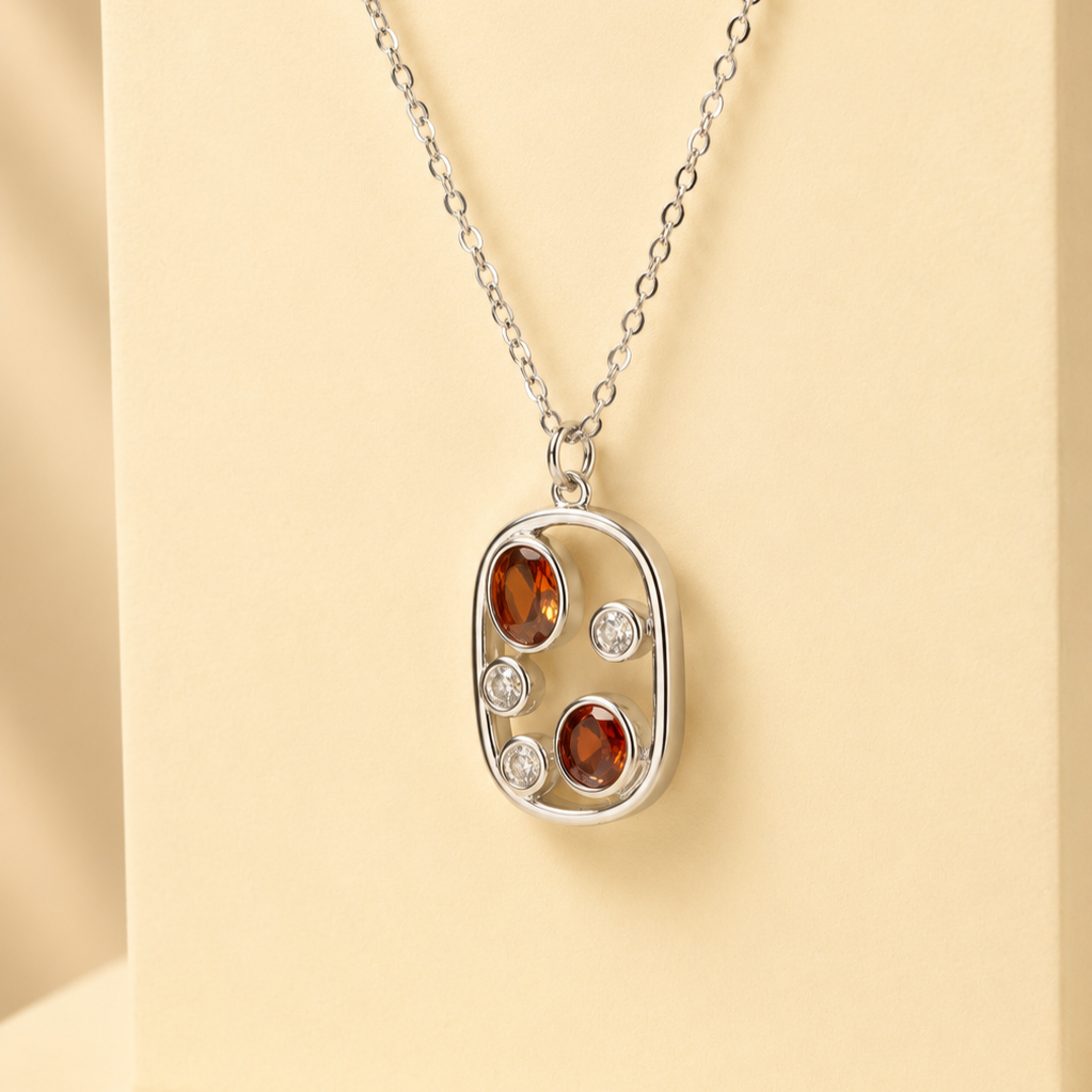 Garnet Aura Necklace - Image 2