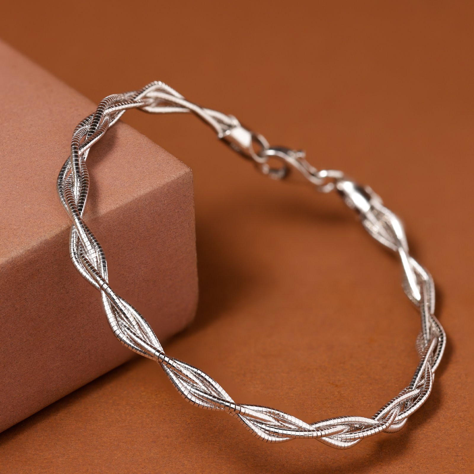 Infinity Omega Wave Bracelet - Image 4