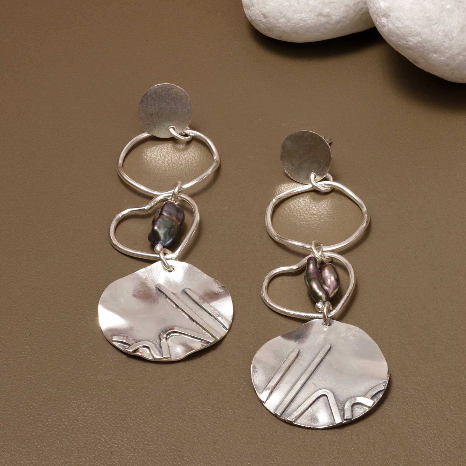 The Bohemian Valentino Dangler Earring - Image 3
