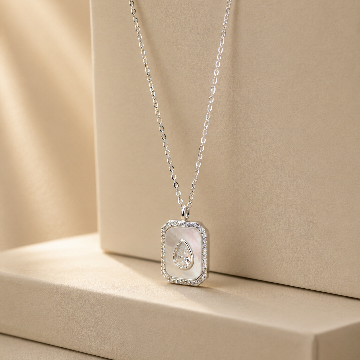 Window to the Pearl Sky Necklace - Image 3