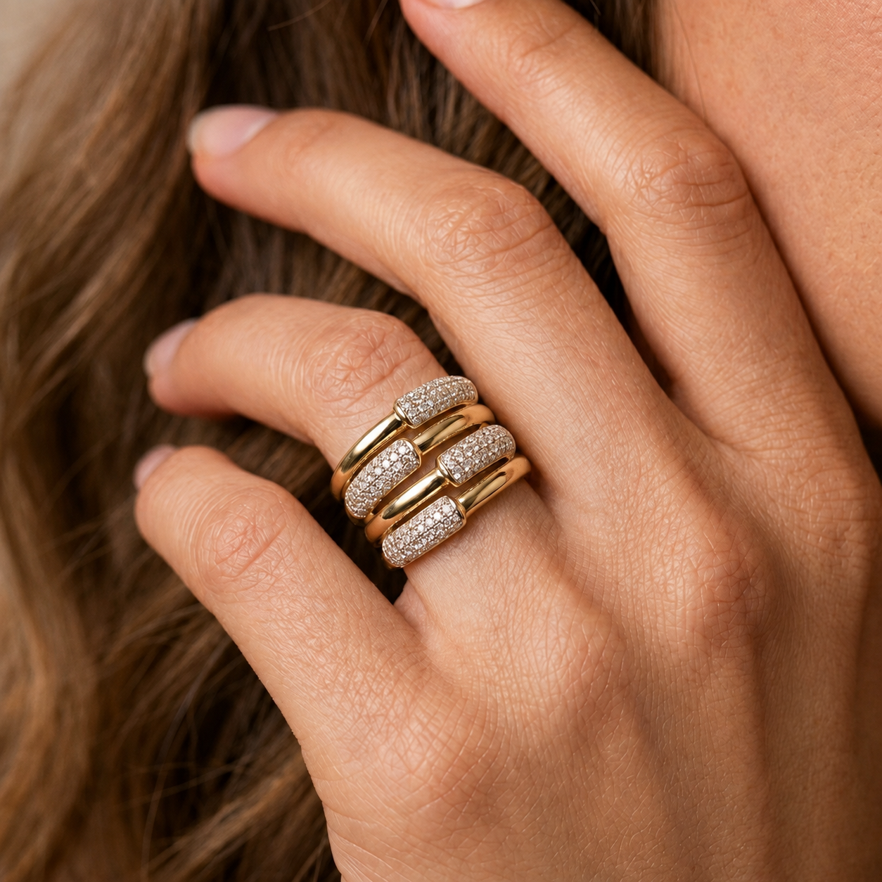 The Parallel Luxe Band Ring - Image 2