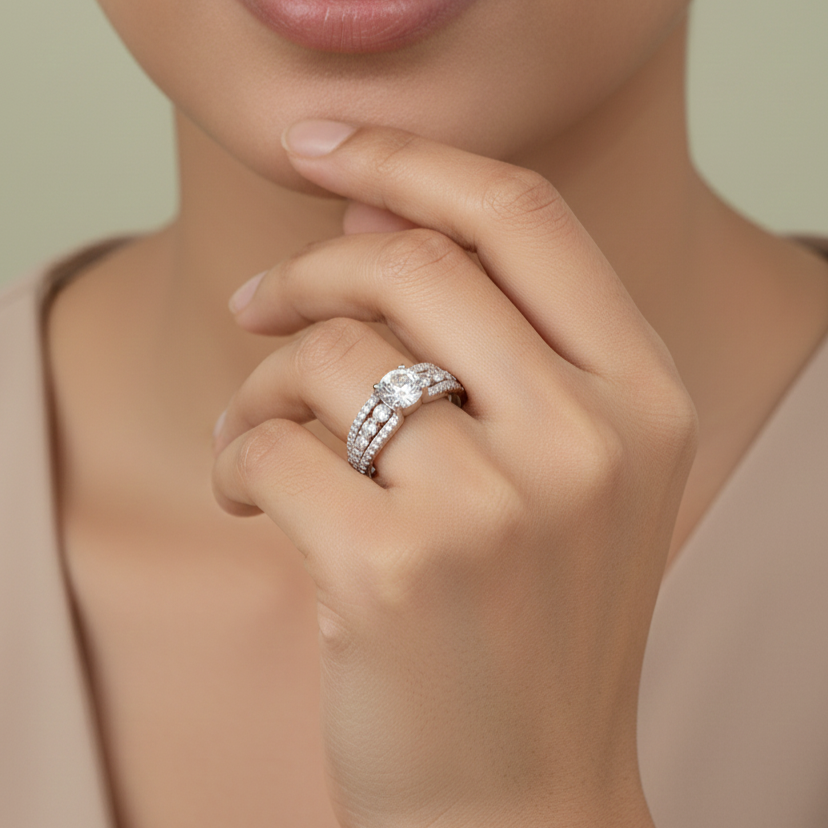 The Celestial Solitaire Ring - Image 3
