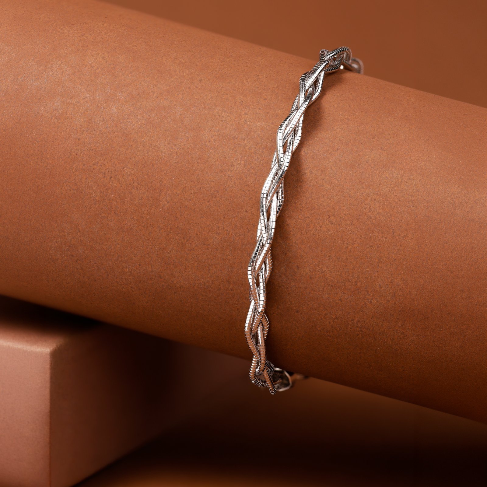 Infinity Omega Wave Bracelet - Image 3