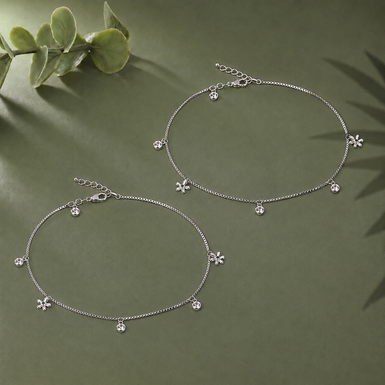 Bella Breeze Anklet Pair - Image 3
