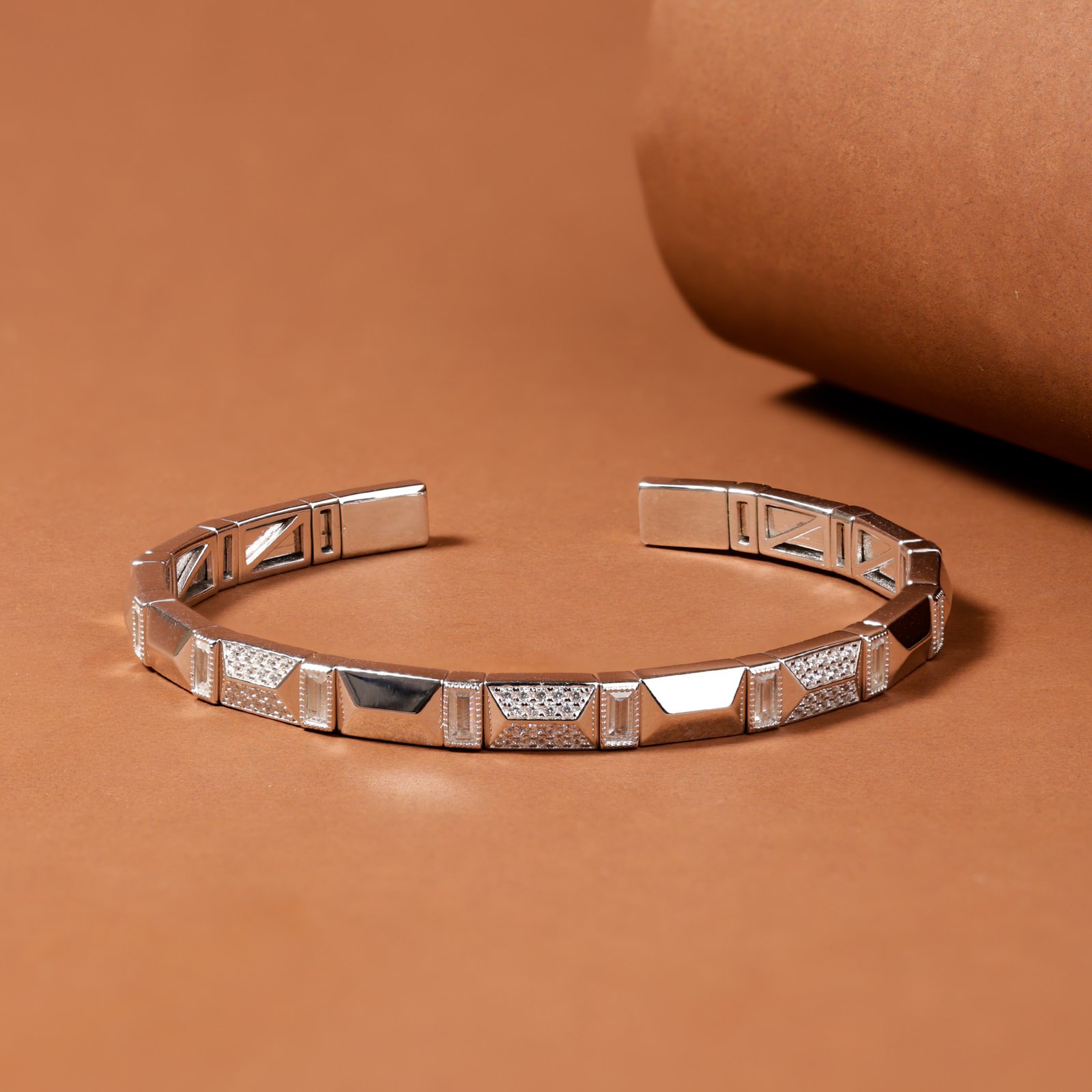 The Royal Pyramid Cuff Bracelet - Image 3