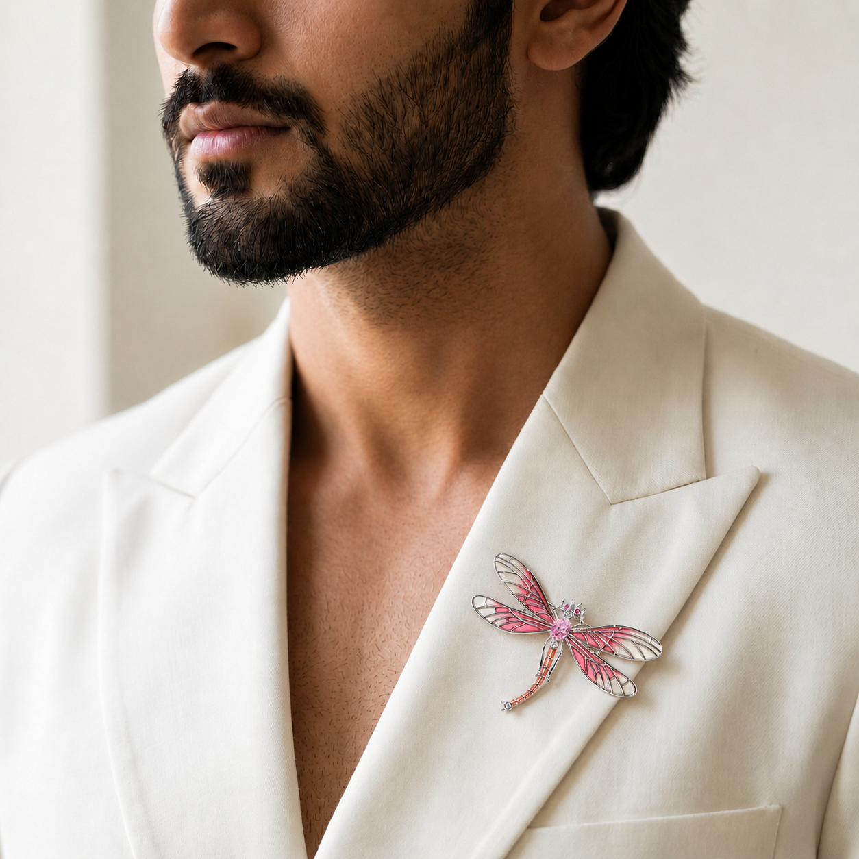 Aura of the Roseate Wings Brooch - Image 2