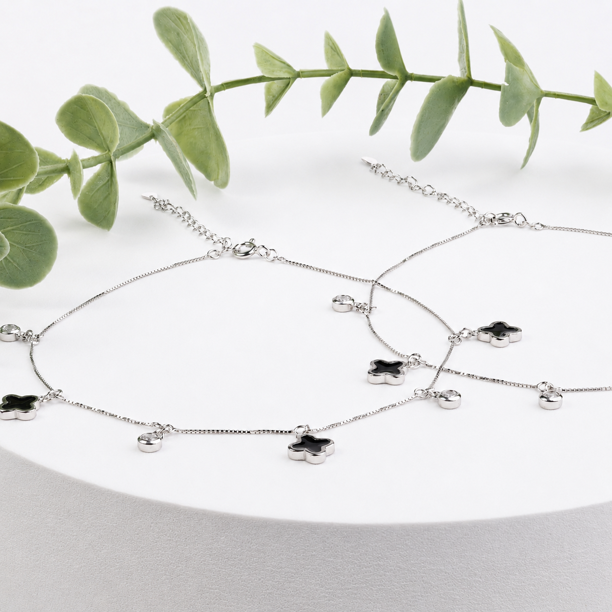 The Italian Shimmer Anklet Pair - Image 3