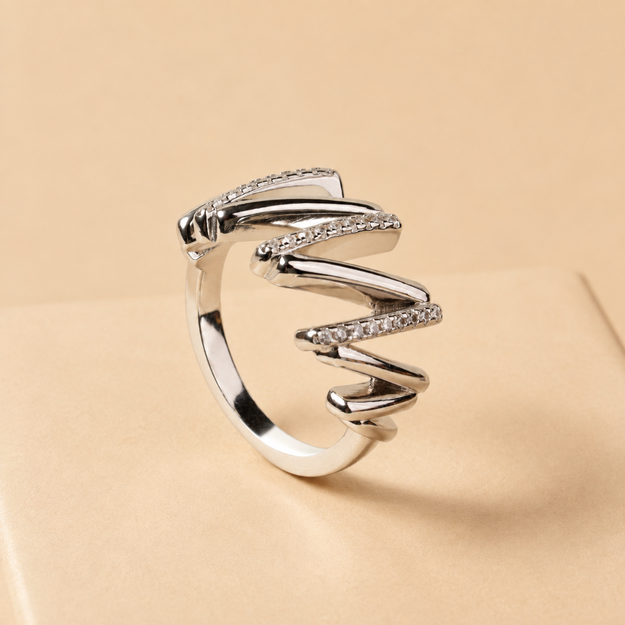 The Luminou Chevron Ring - Image 3