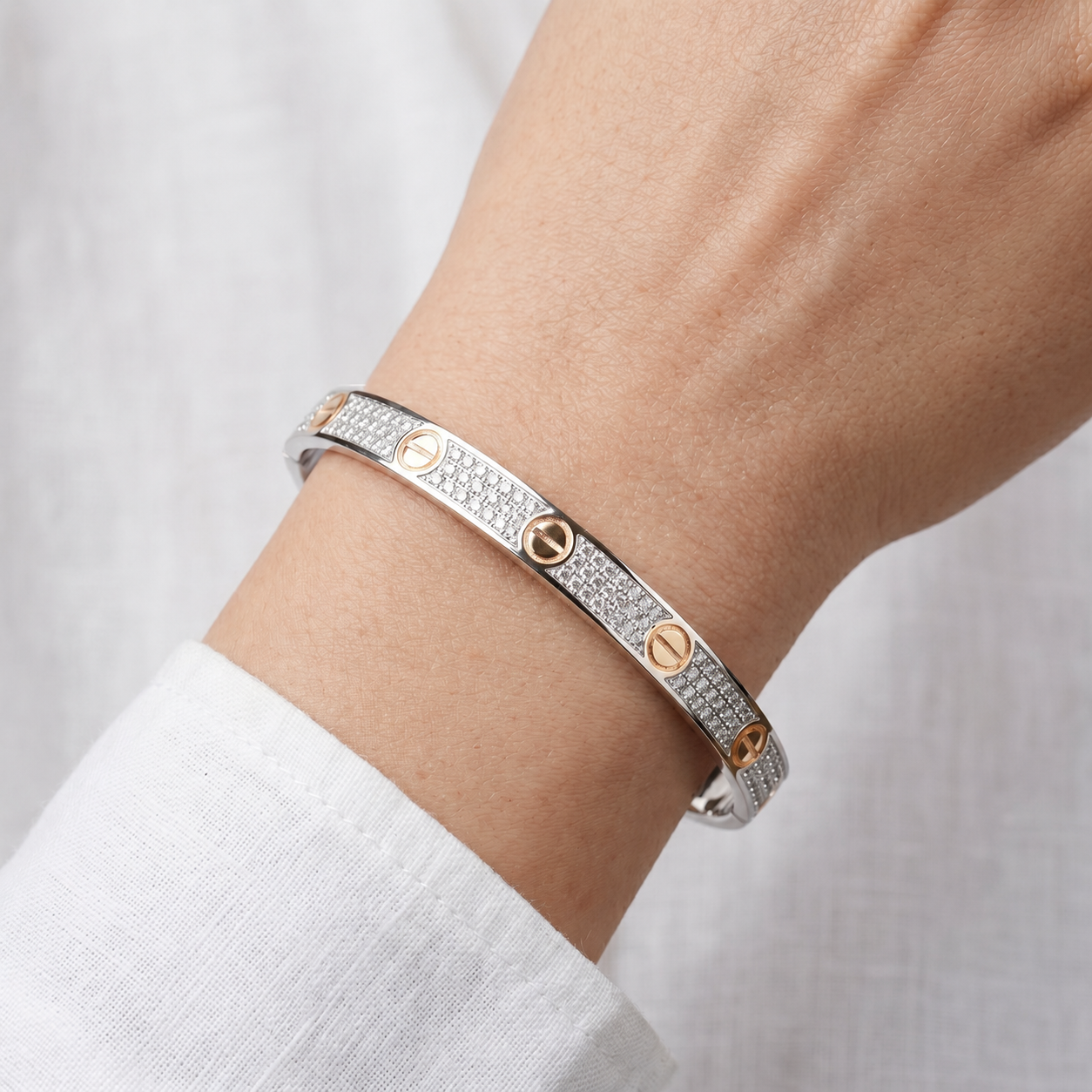 The Milano Woven Cuff Bracelet - Image 2