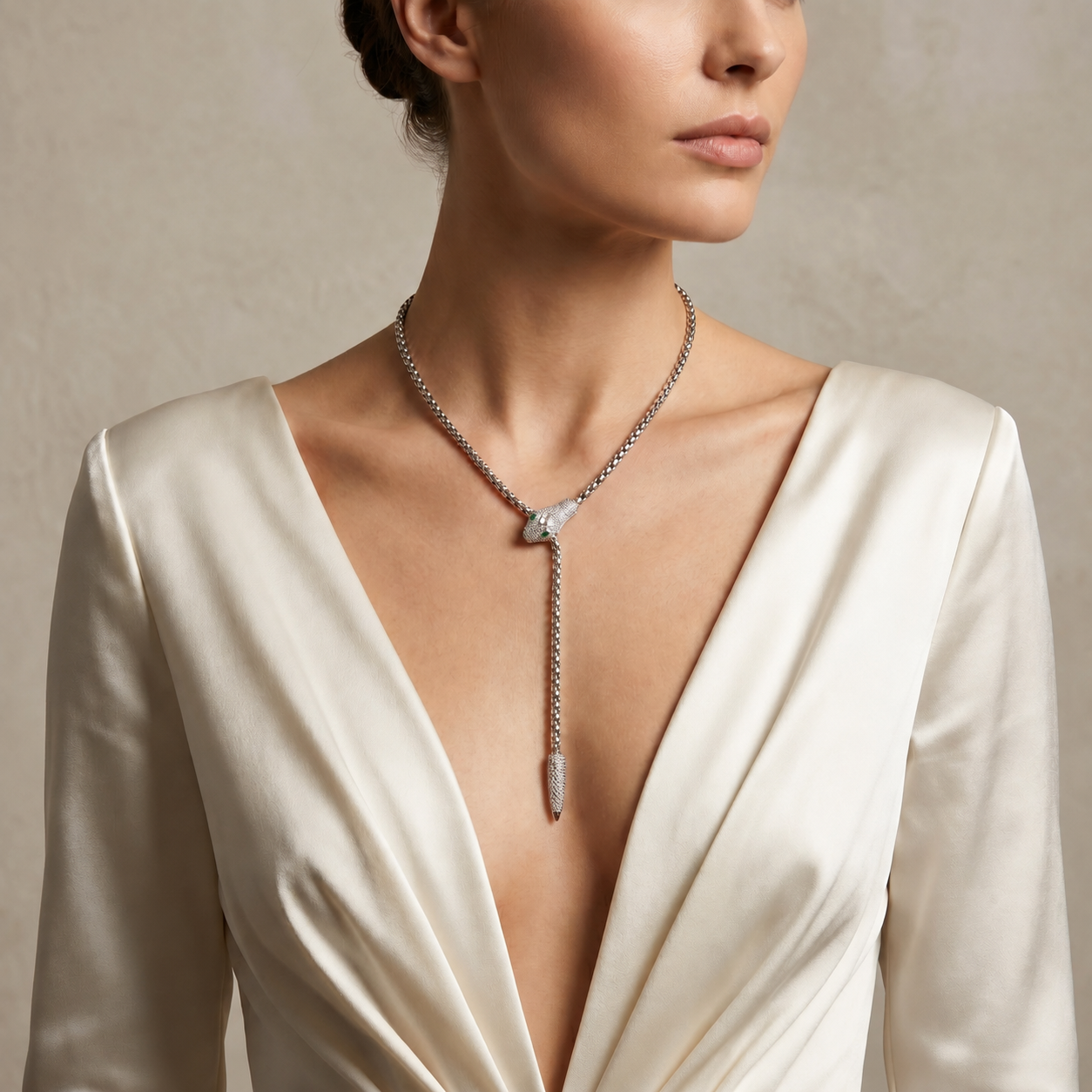 The Serpentine Cascade Necklace - Image 6