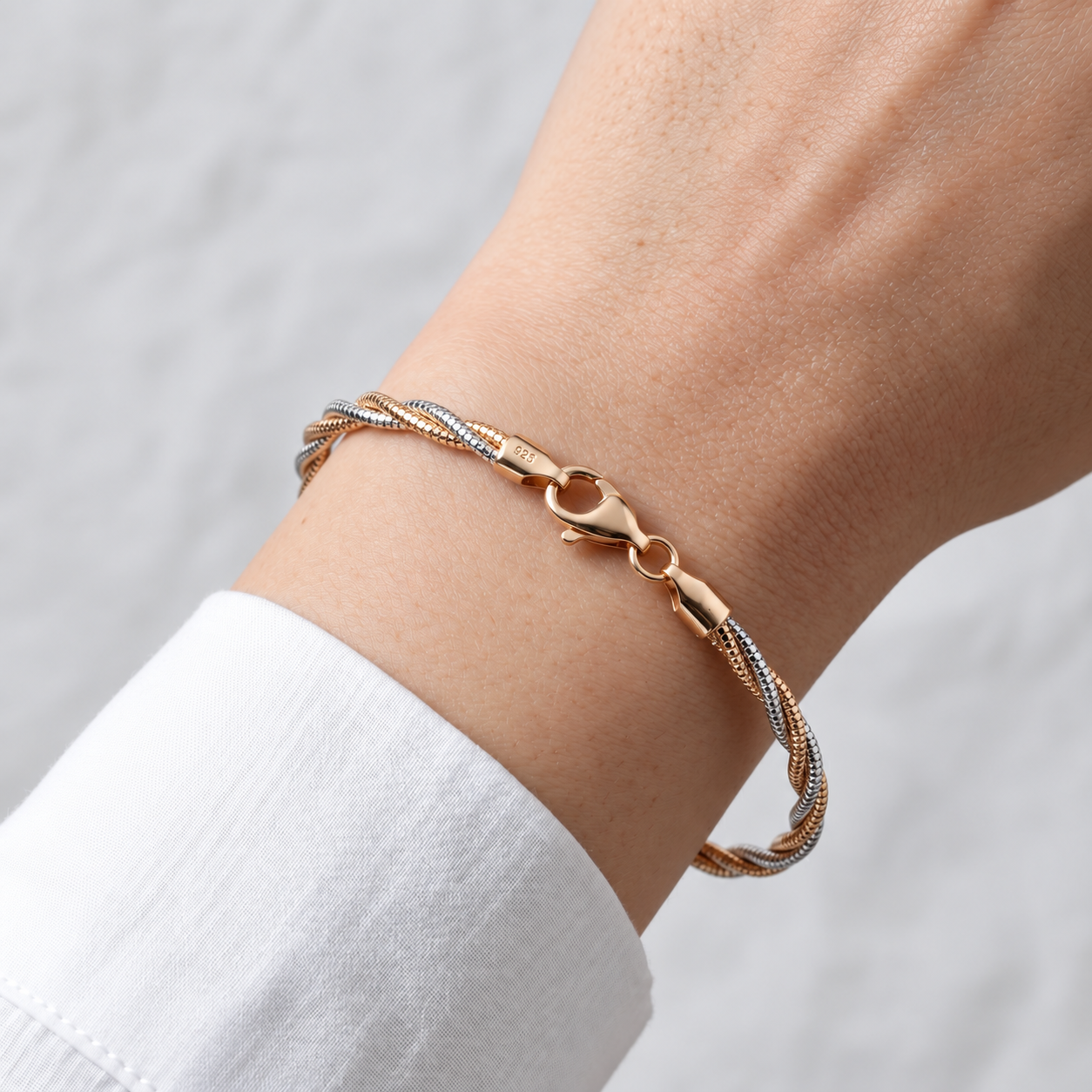 The Italian Omega Symphony Anklet - Image 2